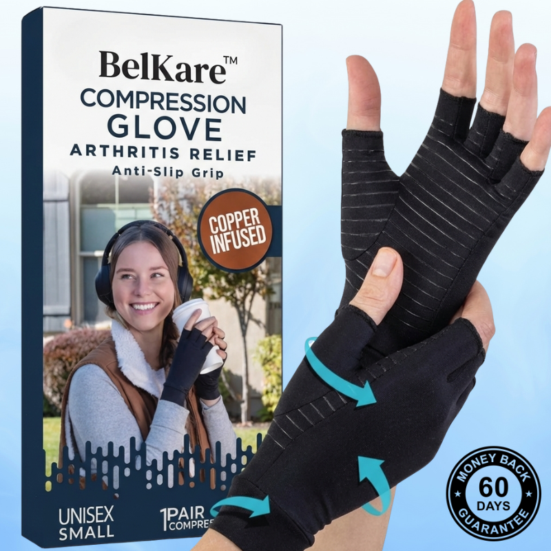 Belkare Copper Compression Gloves