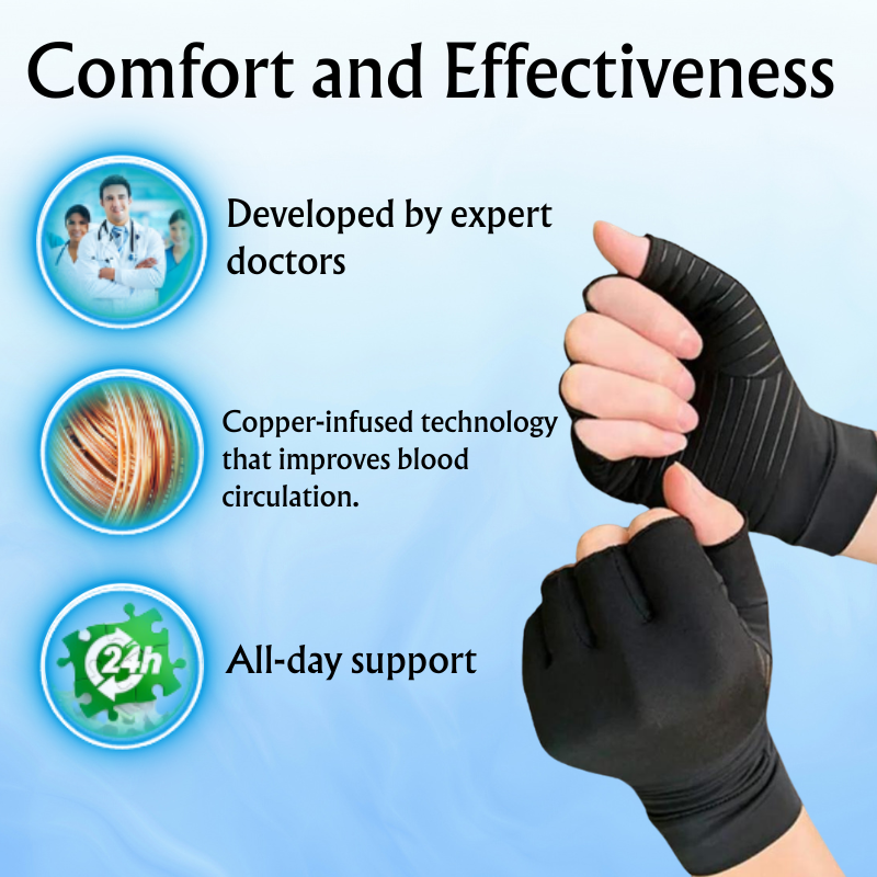 Belkare Copper Compression Gloves
